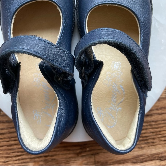 Primigi Kids Italian Navy Genuine Leather Mary Jane Toddler Sizs 8 - Picture 5 of 8